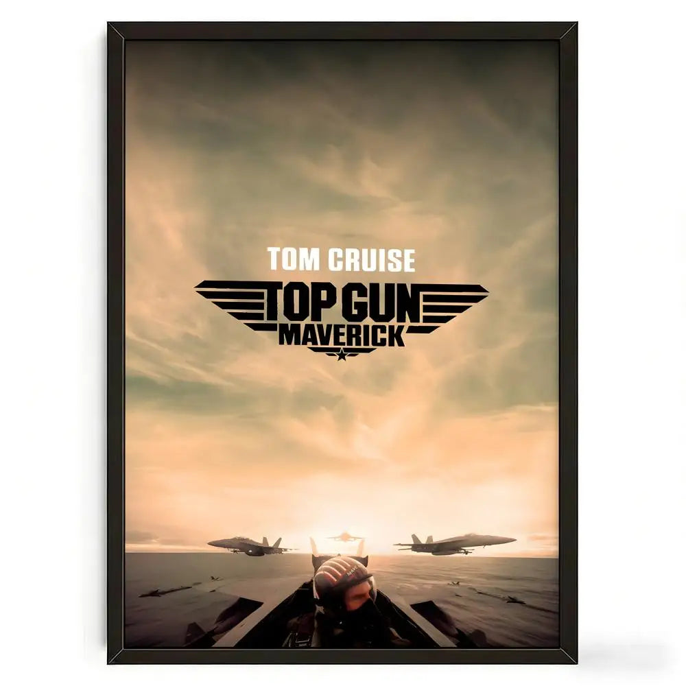 Poster Top Gun Pelicula Retro - Arte Decorativo para Pared