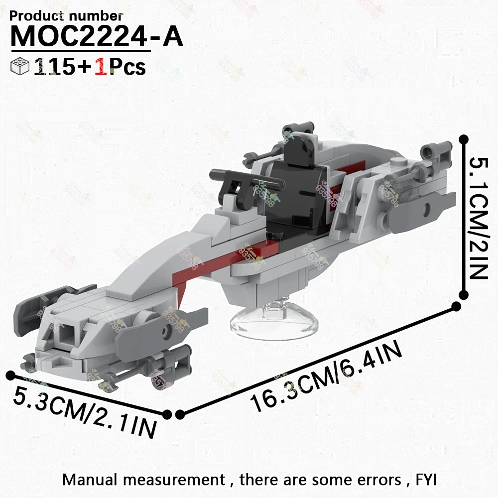Naves y Robots Star Wars MOC - Bloques de Construccion Retro