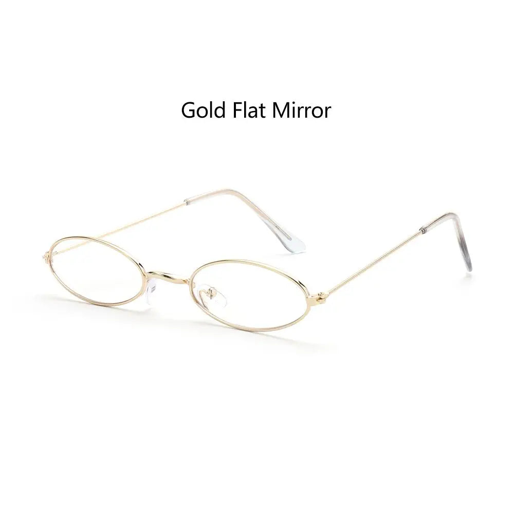 Gafas de Sol Ovaladas Retro - Marco Pequeño Metal Vintage