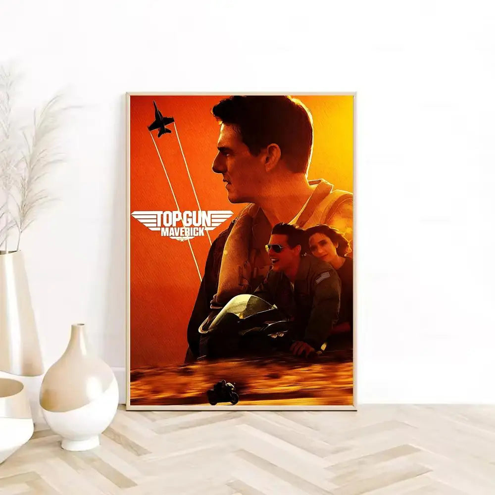Cuadro Canvas Top Gun - Poster Pelicula Clasica Retro HD