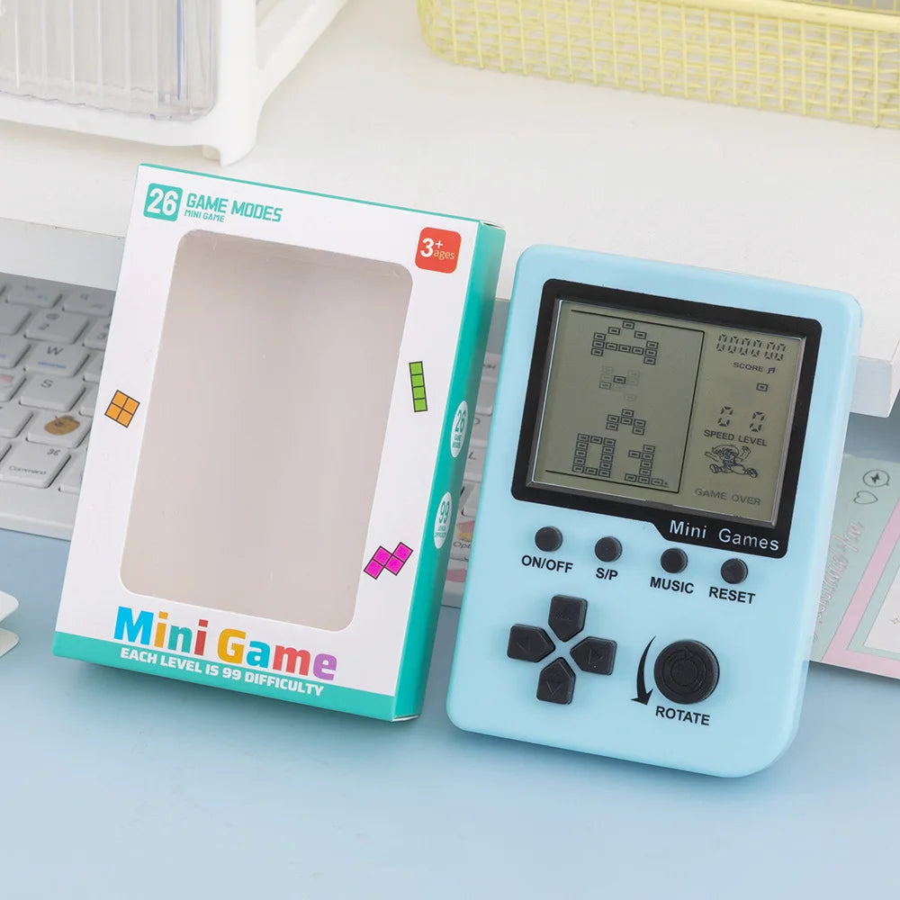 Mini Tetris Retro Llavero - Consola de Bolsillo 26 Juegos