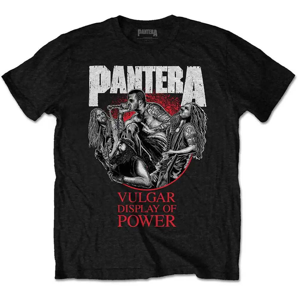 Camiseta Pantera Póster - Heavy Metal Band Oversize Algodón