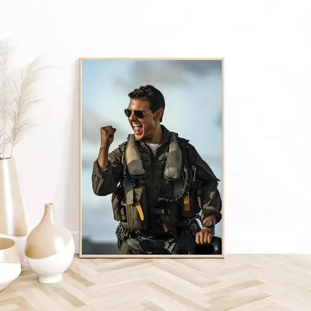 Cuadro Canvas Top Gun - Poster Pelicula Clasica Retro HD