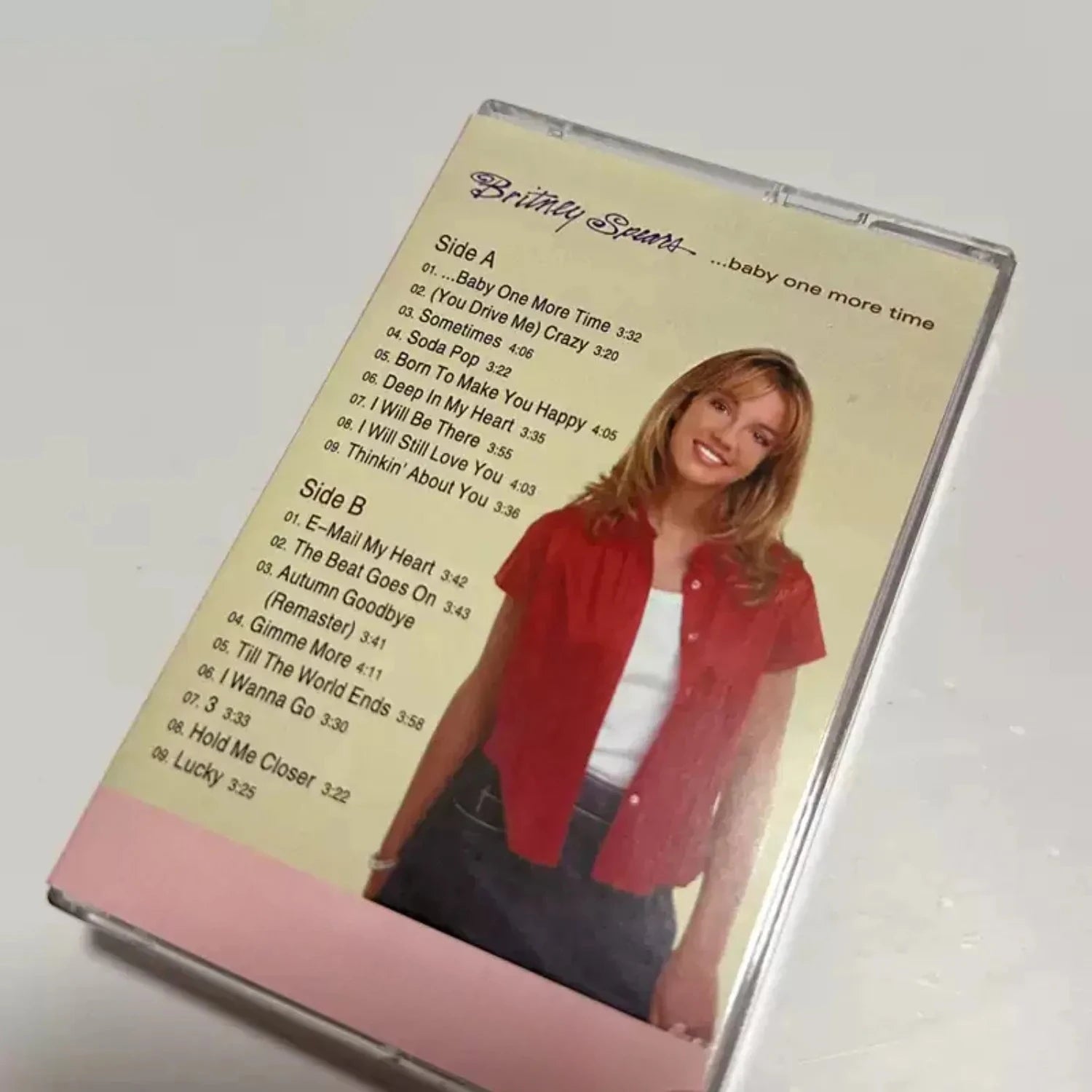 ...Baby One More Time Cassette Tape, 90s Teen & Dance Pop with Catchy Beats & Nostalgic Vocals Retro Format