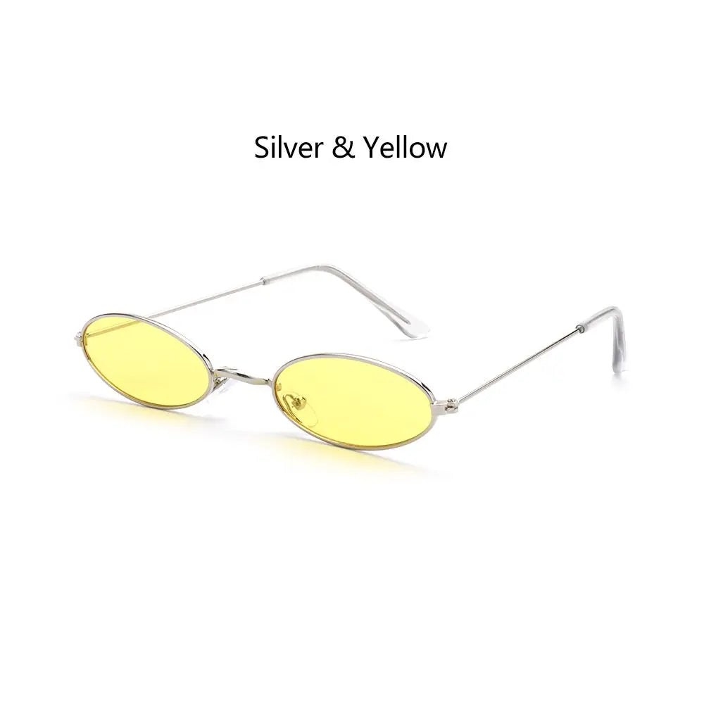 Gafas de Sol Ovaladas Retro - Marco Pequeño Metal Vintage