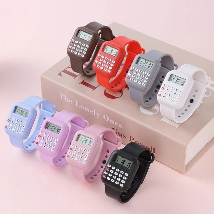 Reloj Calculadora Infantil LED - Estilo Retro Digital