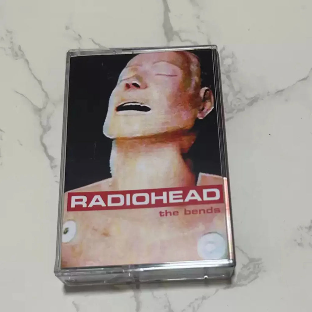 The Bends Cassette Tape, 90s Alternative & Britpop Rock with Distorted Guitars & Emotive Vocals Retro Format