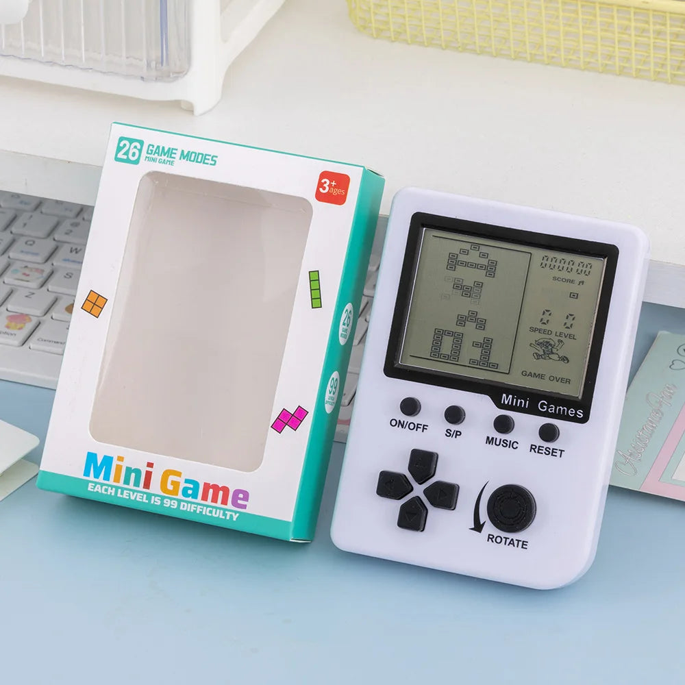 Mini Tetris Retro Llavero - Consola de Bolsillo 26 Juegos