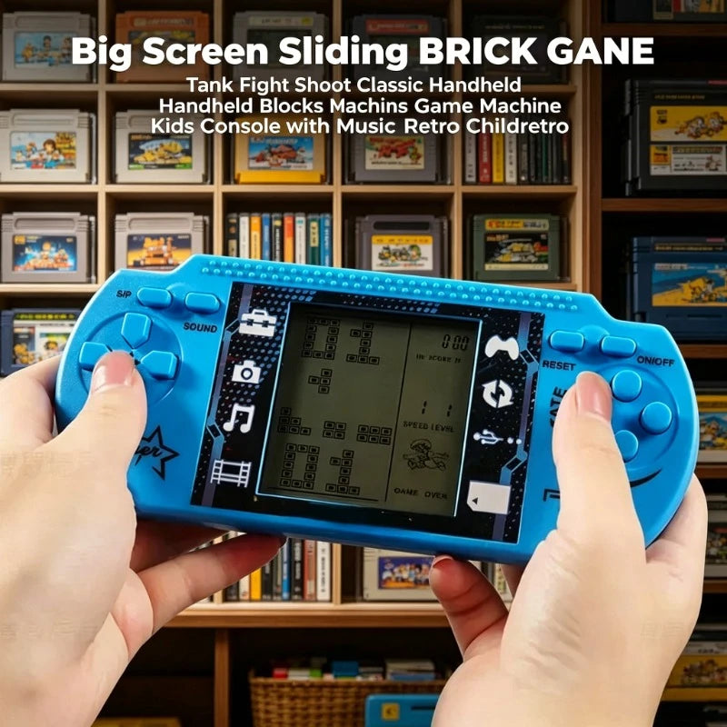 Consola Retro Brick Game - Juego de Tanques Clásico