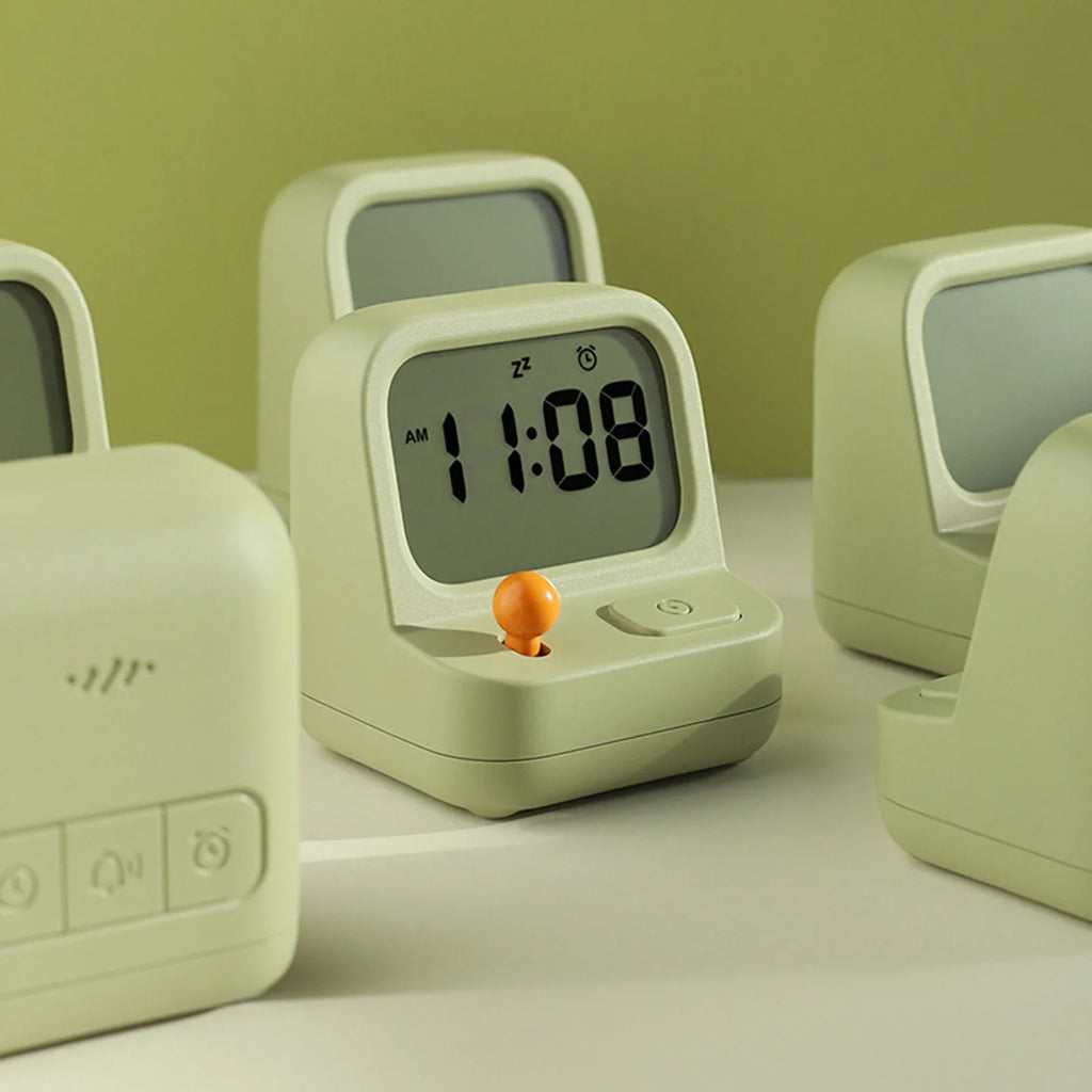 Reloj Despertador Digital Retro Cartoon - Diseño Vintage con USB