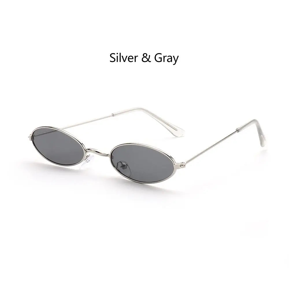 Gafas de Sol Ovaladas Retro - Marco Pequeño Metal Vintage