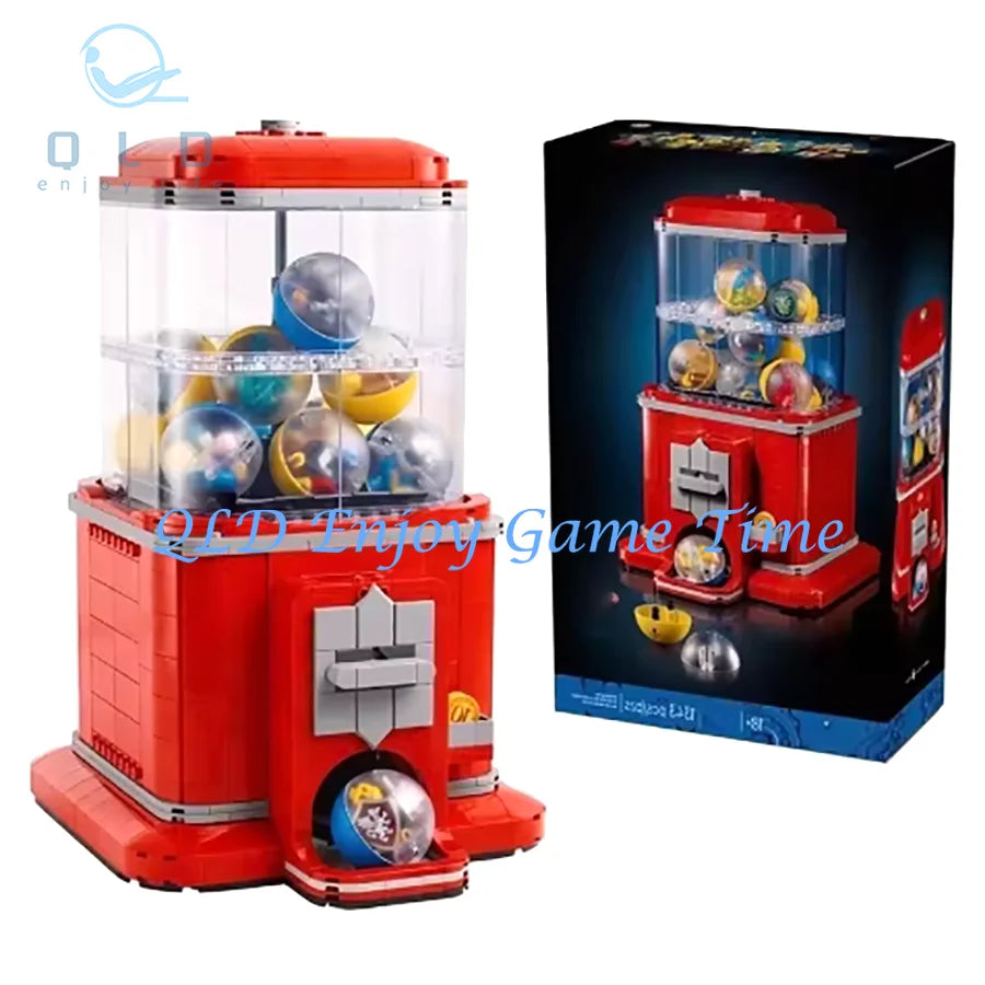 Bloques de Construcción Máquina Expendedora Retro - Tipo LEGO Arcade