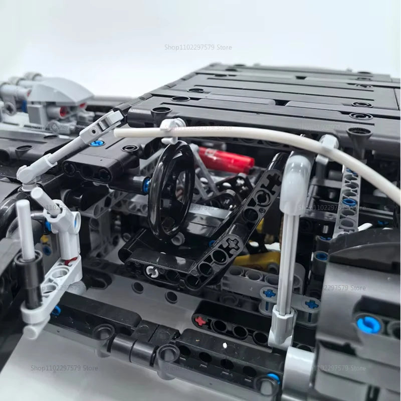 Auto de Carreras Tecnologico 1077 Piezas - Bloques MOC Retro