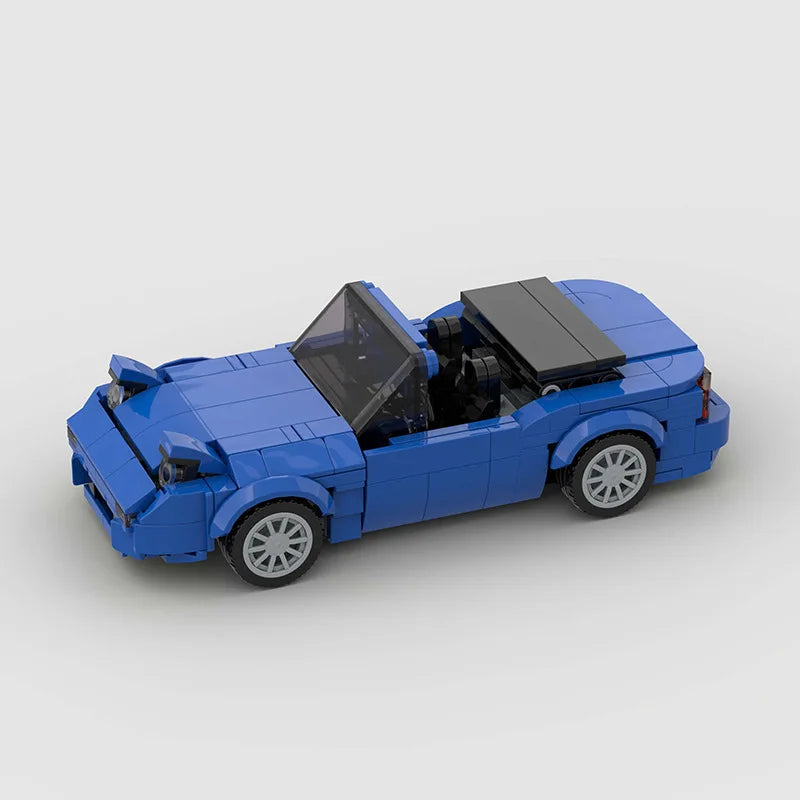 Auto Campeón MOC Rally - Bloques de Construcción Super Car Retro