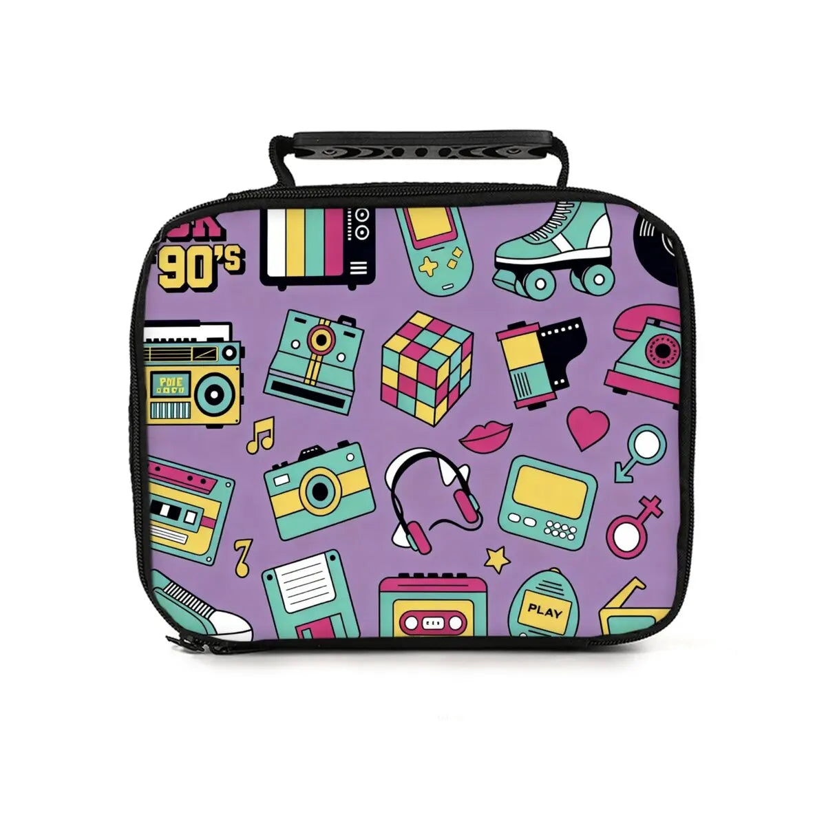 Lonchera Retro Cassette - Bolsa Térmica Diseño Vintage 2D