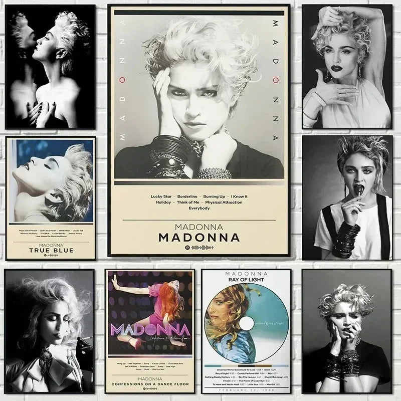Póster Canvas Madonna - Reina del Pop Arte Retro 80s