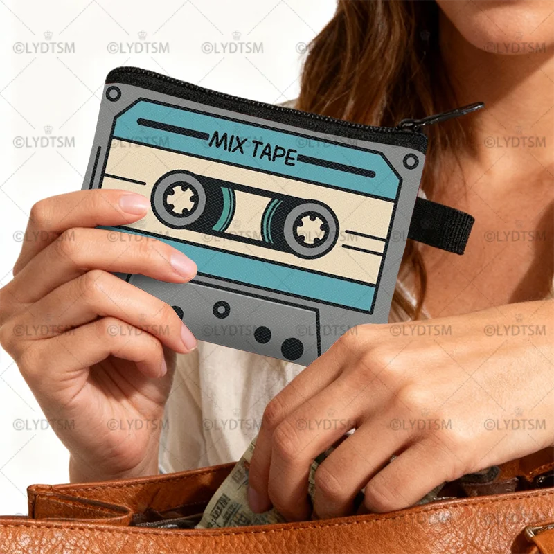 Monedero Retro Cassette - Billetera Vintage Unisex