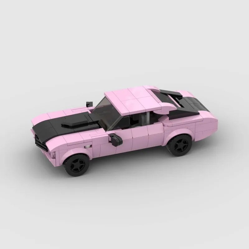 Auto Campeón MOC Rally - Bloques de Construcción Super Car Retro