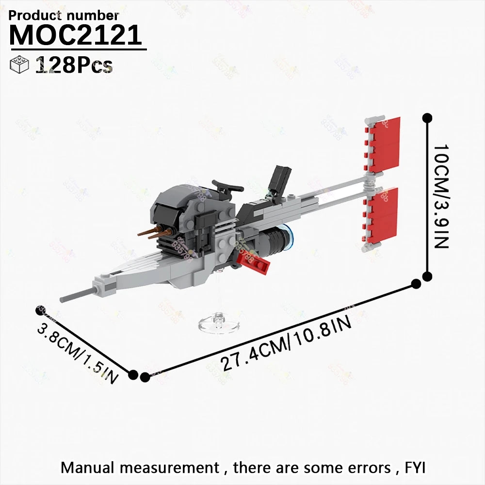 Naves y Robots Star Wars MOC - Bloques de Construccion Retro
