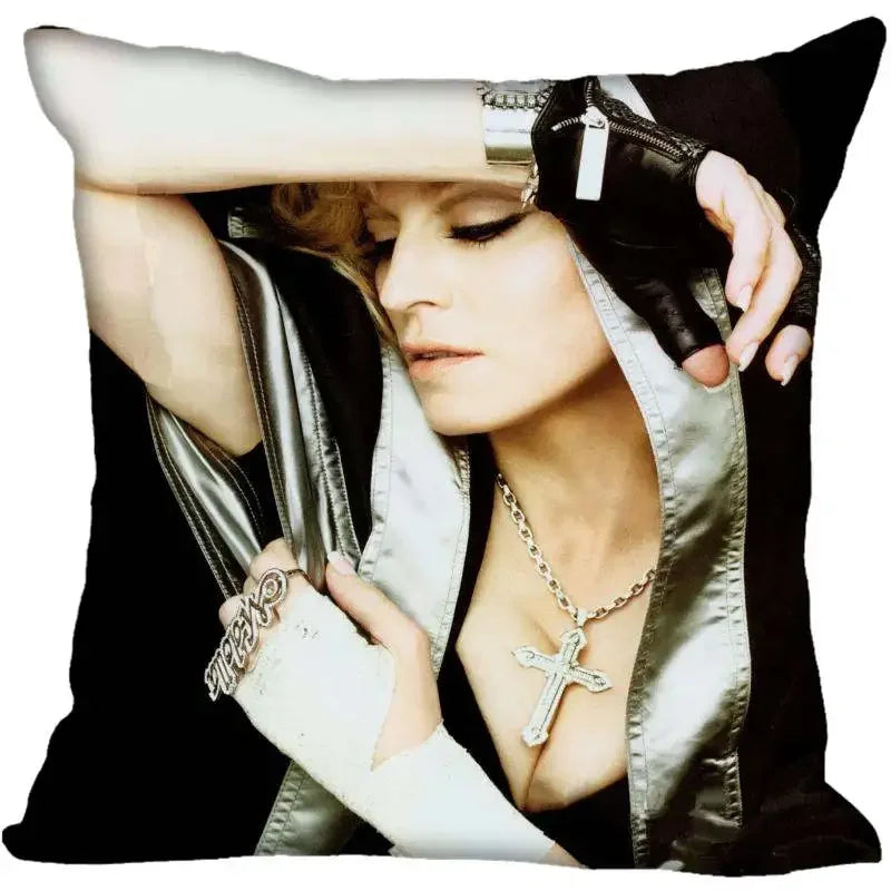 Funda de Almohada Decorativa Madonna - Pop Star Retro 80s