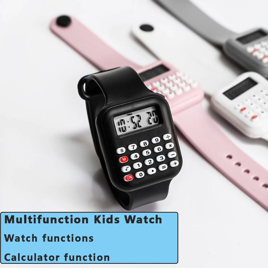 Reloj Calculadora Infantil LED - Estilo Retro Digital