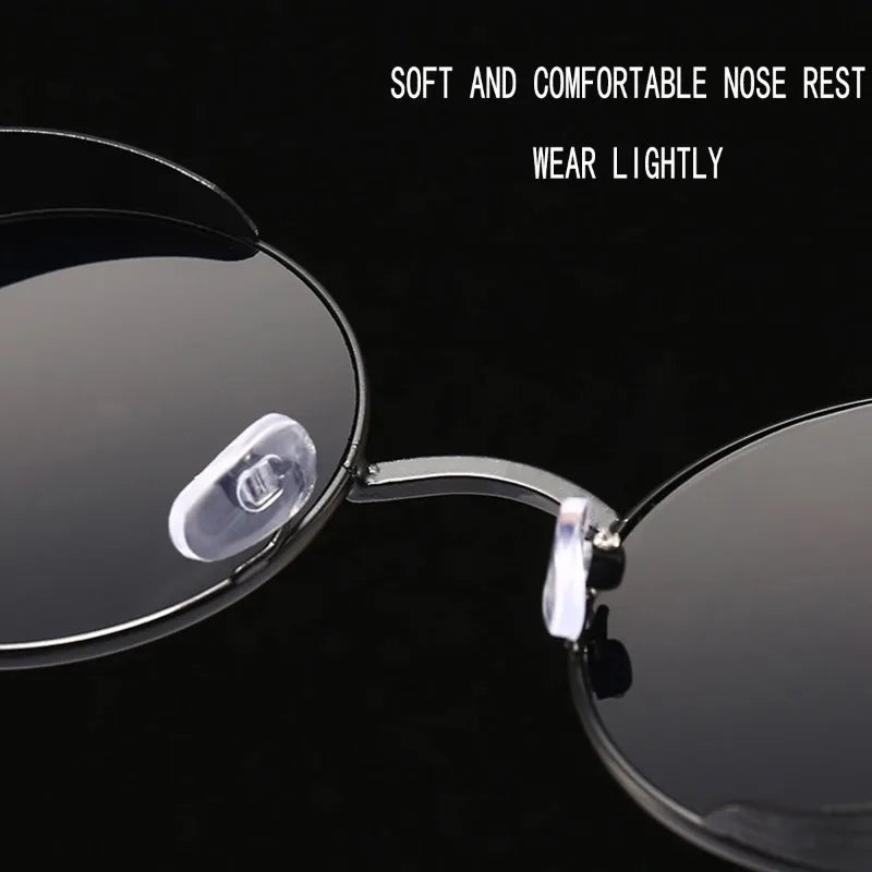 Gafas de Sol Retro Punk Redondas - Protección UV400 Estilo Vintage