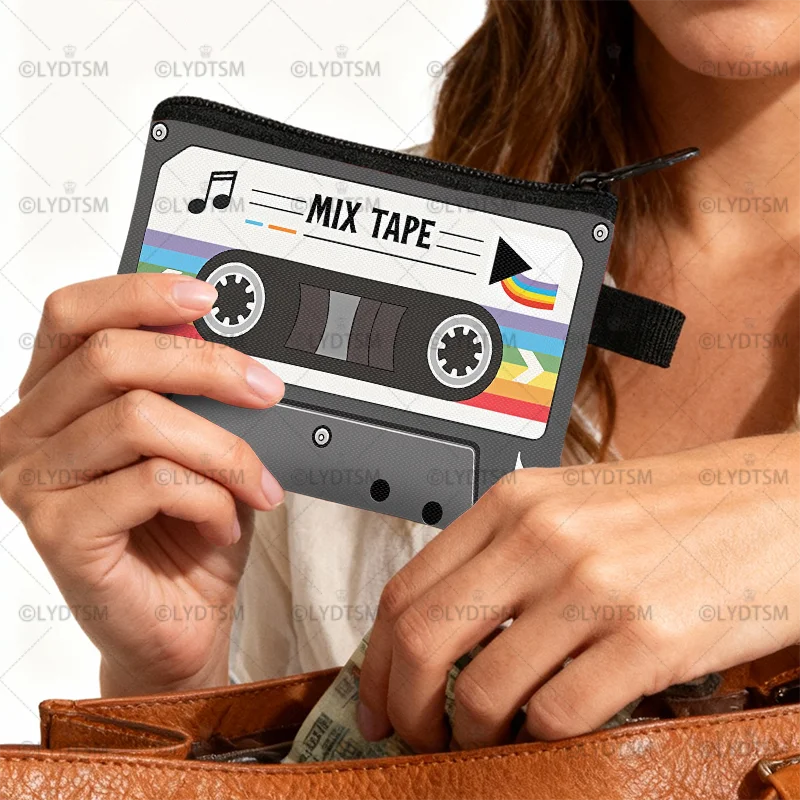 Monedero Retro Cassette - Billetera Vintage Unisex