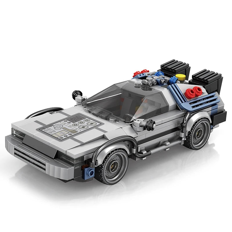 Auto de Carreras Clásico 1:24 Volver al Futuro - Bloques MOC