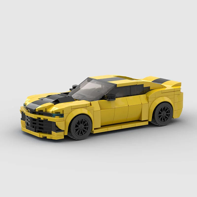 Auto Campeón MOC Rally - Bloques de Construcción Super Car Retro