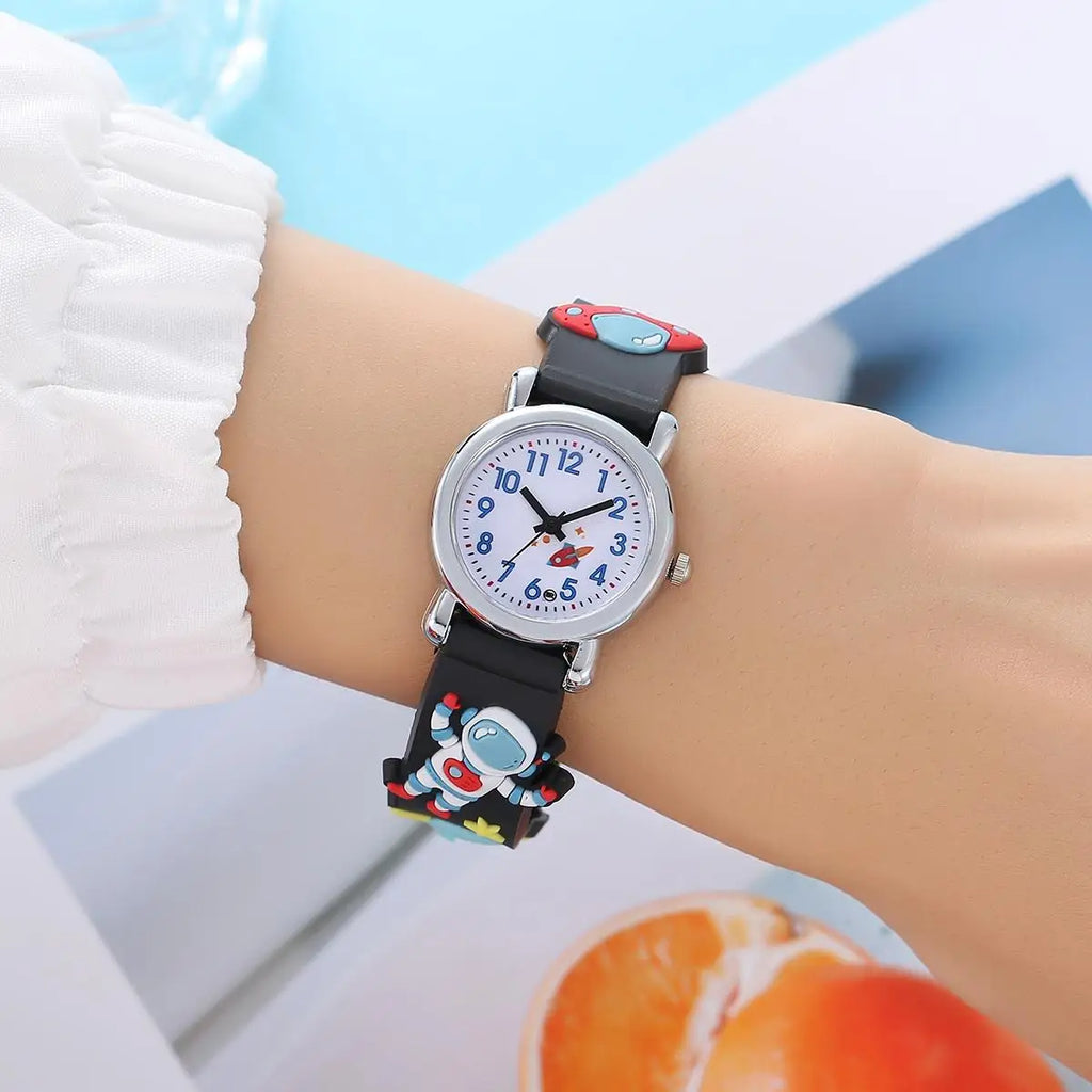 Reloj Infantil Astronauta - Estilo Retro Espacial