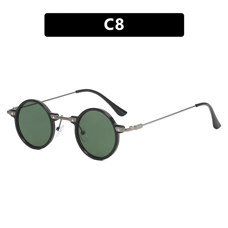 Gafas de Sol Steampunk Vintage Redondas - Punk Retro Lujo