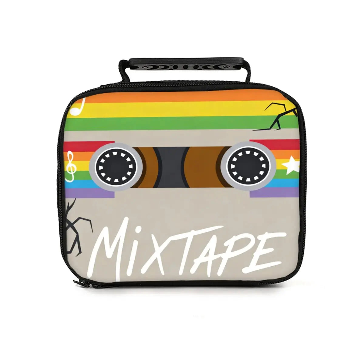 Lonchera Retro Cassette - Bolsa Térmica Diseño Vintage 2D