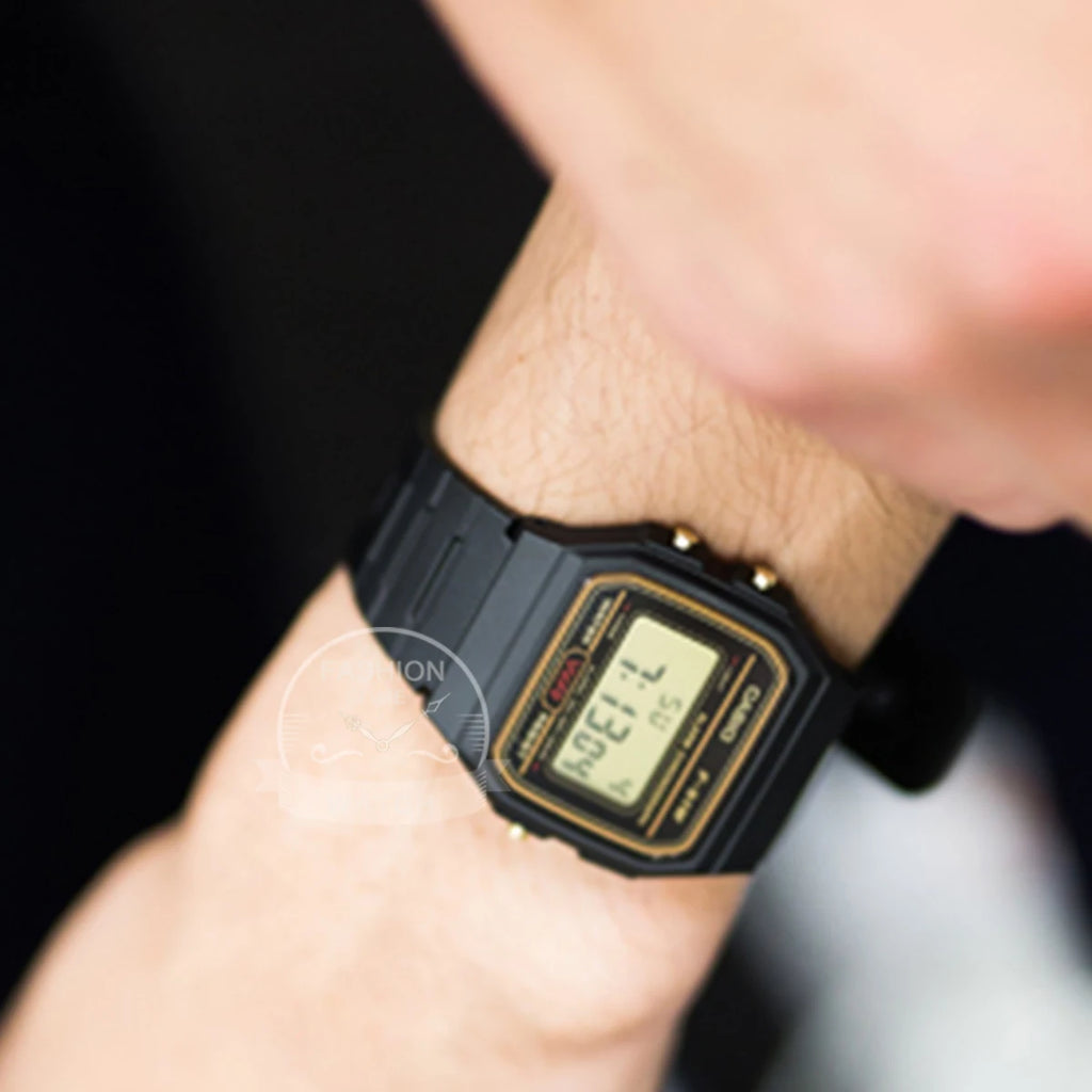 Reloj Casio F-91WG Retro Dorado - Clásico Digital Cuadrado