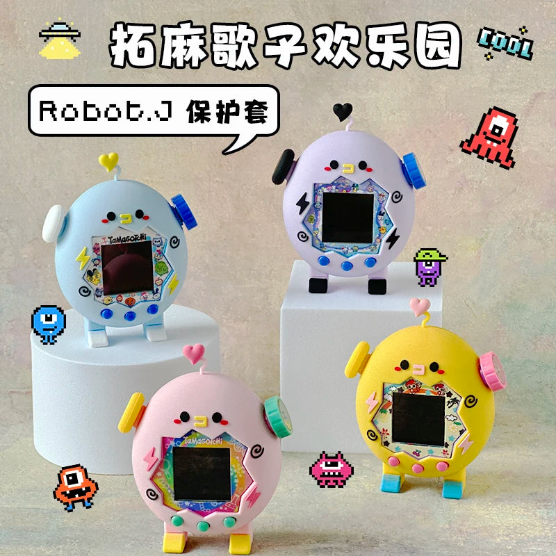 Funda Protectora Silicona para Tamagotchi - Decoración Retro