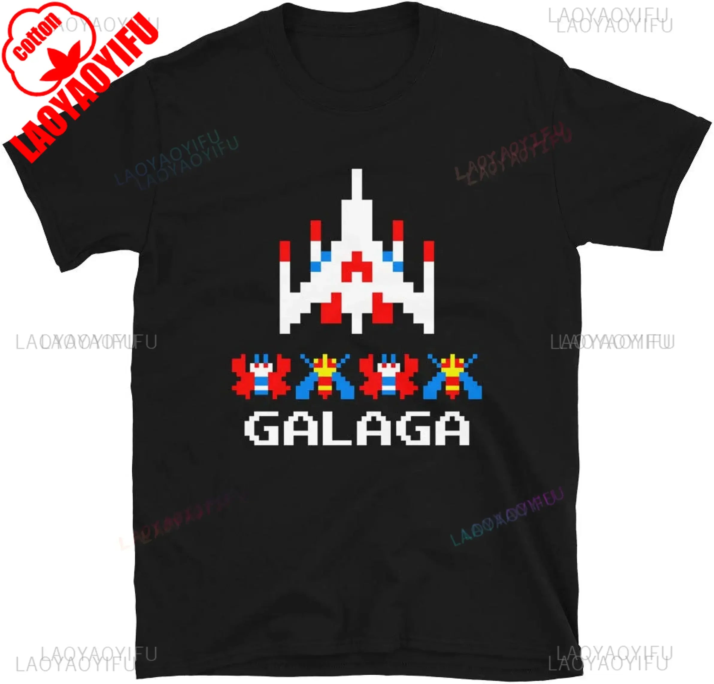 Camiseta Retro Galaga - Arcade Space Invaders 80s