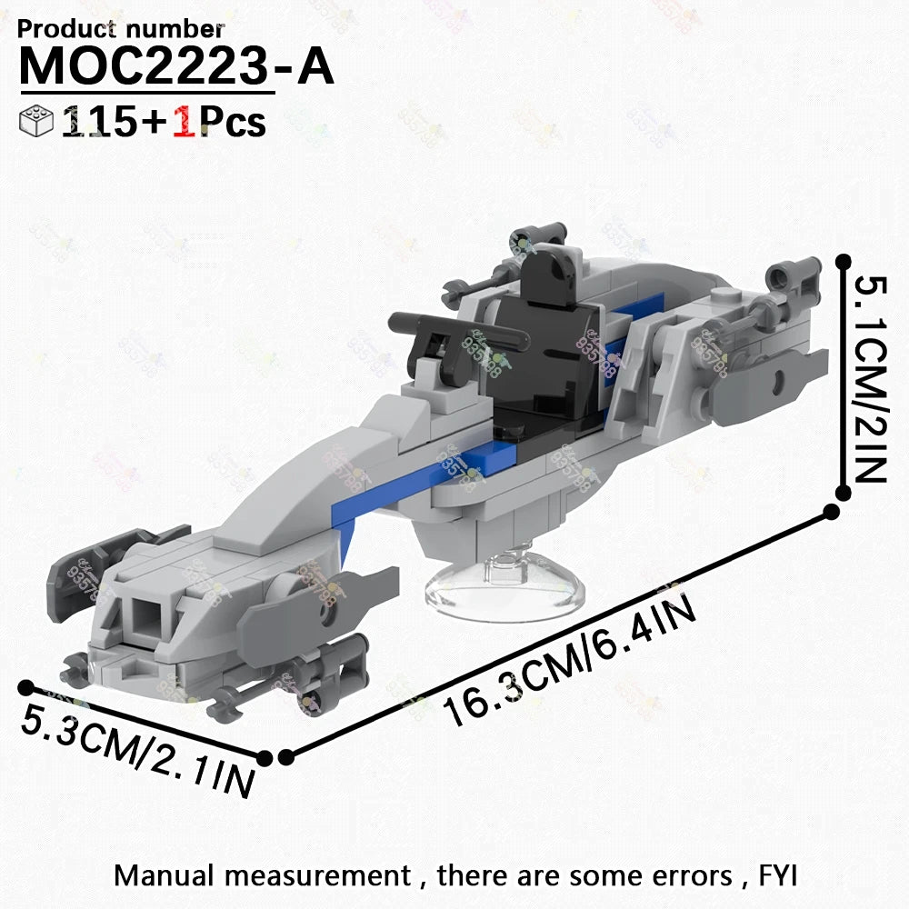 Naves y Robots Star Wars MOC - Bloques de Construccion Retro