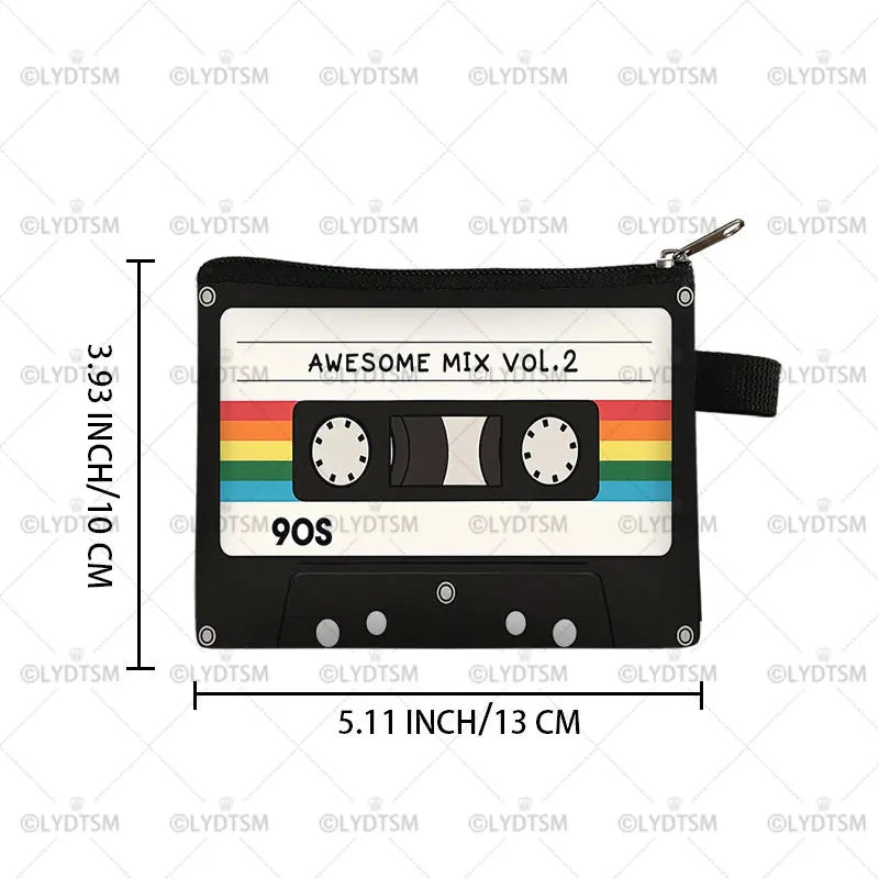 Monedero Retro Cassette - Billetera Vintage Unisex