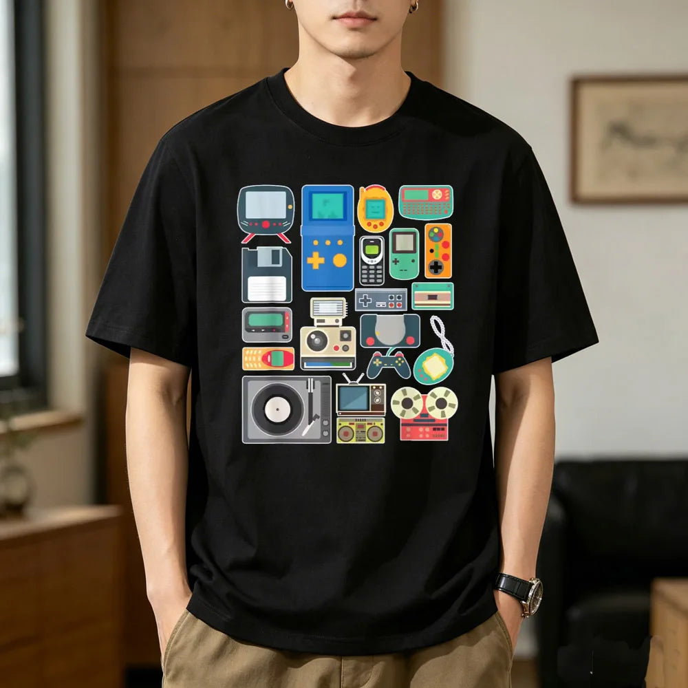 Camiseta Retro Videojuegos 80s 90s - Pop Culture Anime