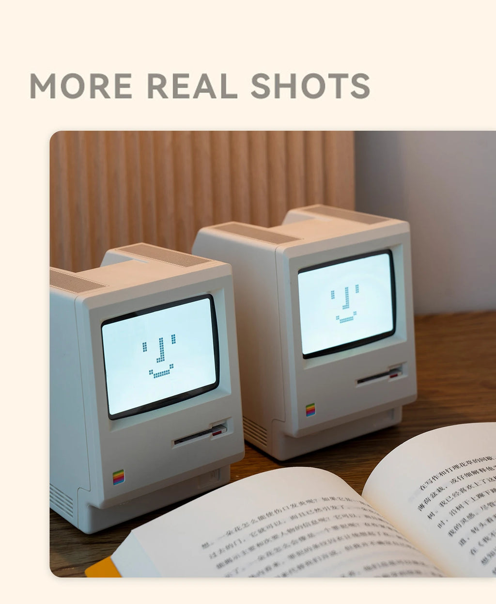 Reloj Alarma Retro Macintosh - Decoración de Escritorio