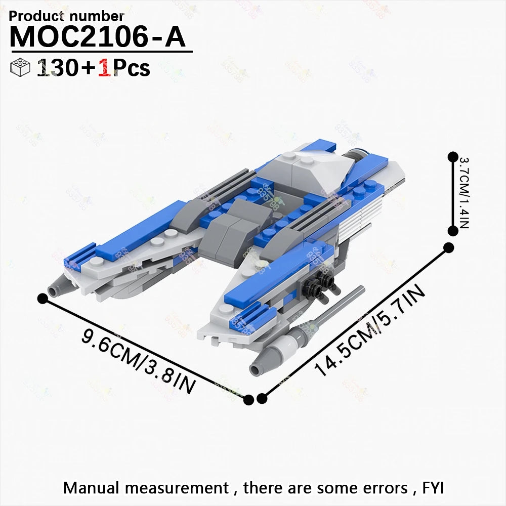 Naves y Robots Star Wars MOC - Bloques de Construccion Retro