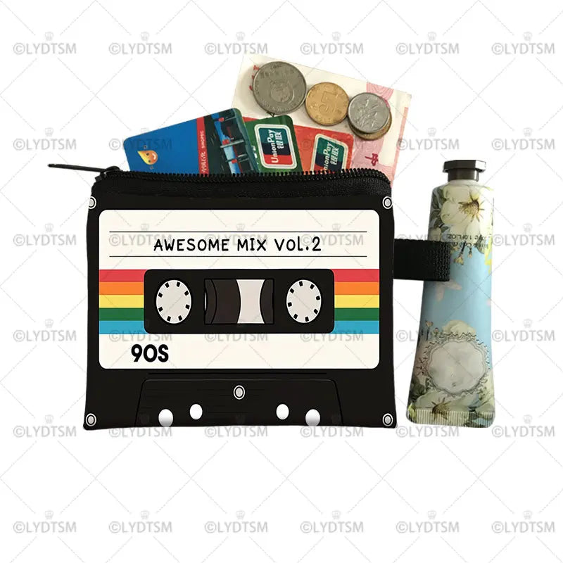 Monedero Retro Cassette - Billetera Vintage Unisex