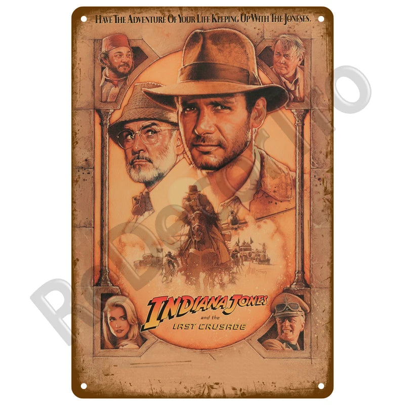 Letrero Metálico Vintage - Póster Retro de Películas Clásicas