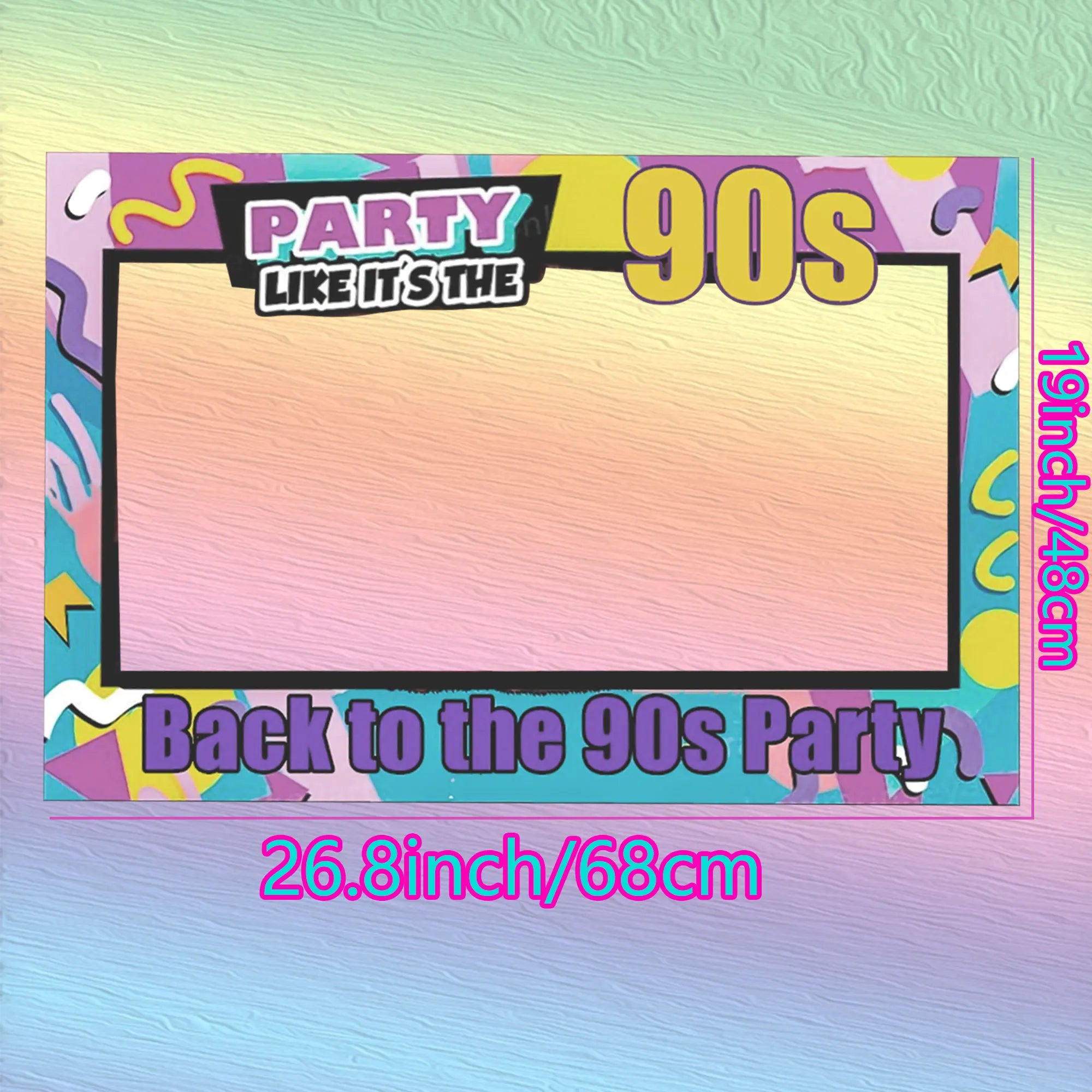 LaVenty Back to 80s90s00s Photo Booth Frame 80s Photo Booth Props Back to 80s Decorations 80s Party 1980s Party Photo Booth