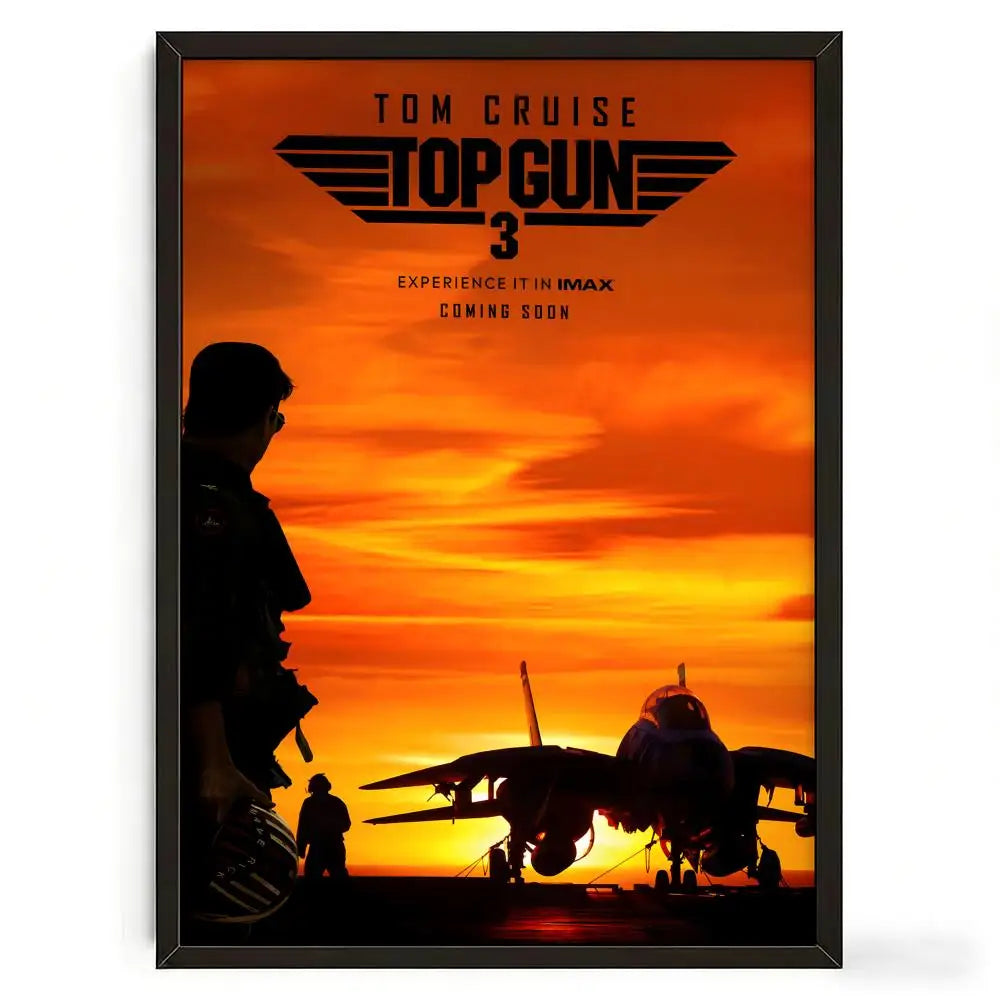 Poster Top Gun Pelicula Retro - Arte Decorativo para Pared