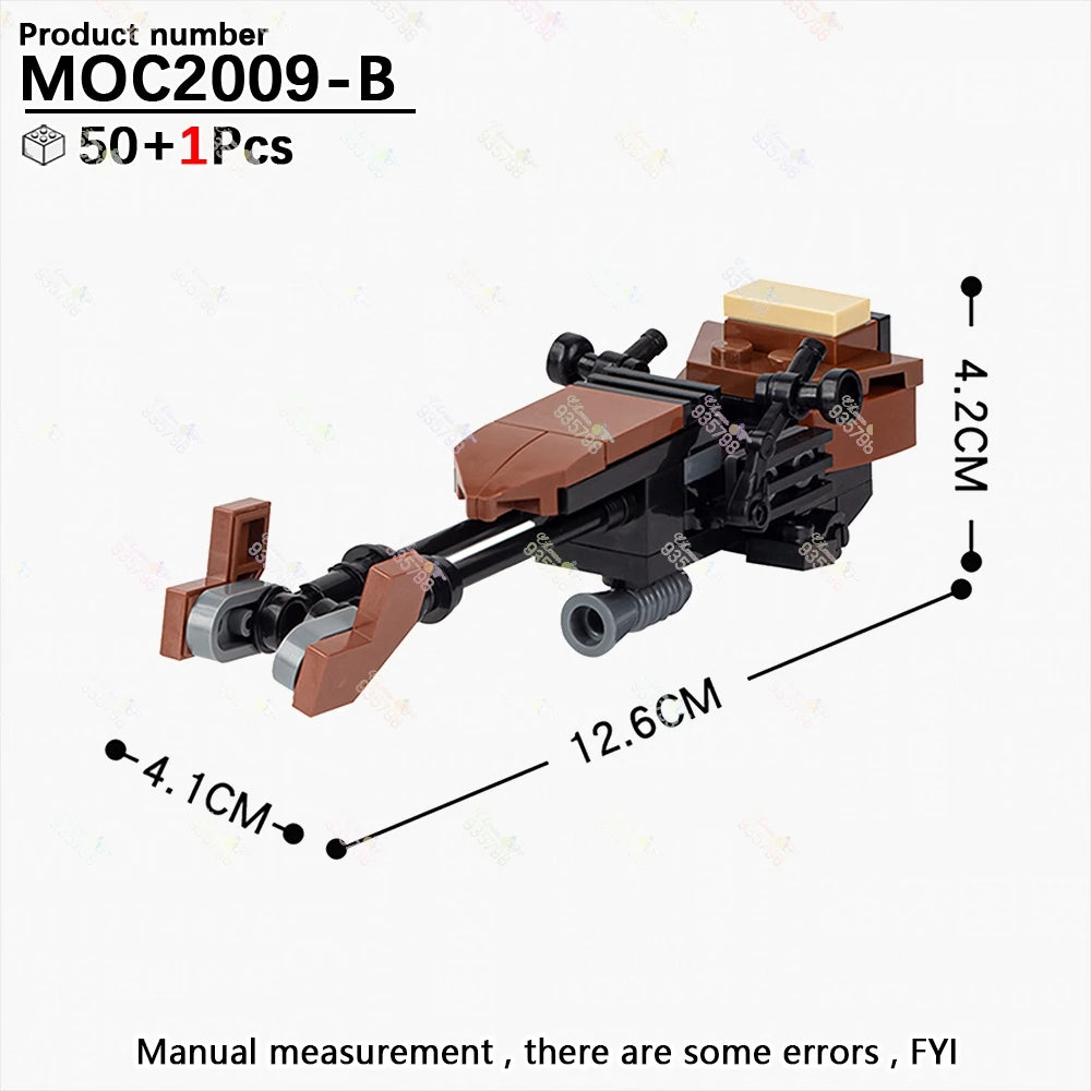 Naves y Robots Star Wars MOC - Bloques de Construccion Retro