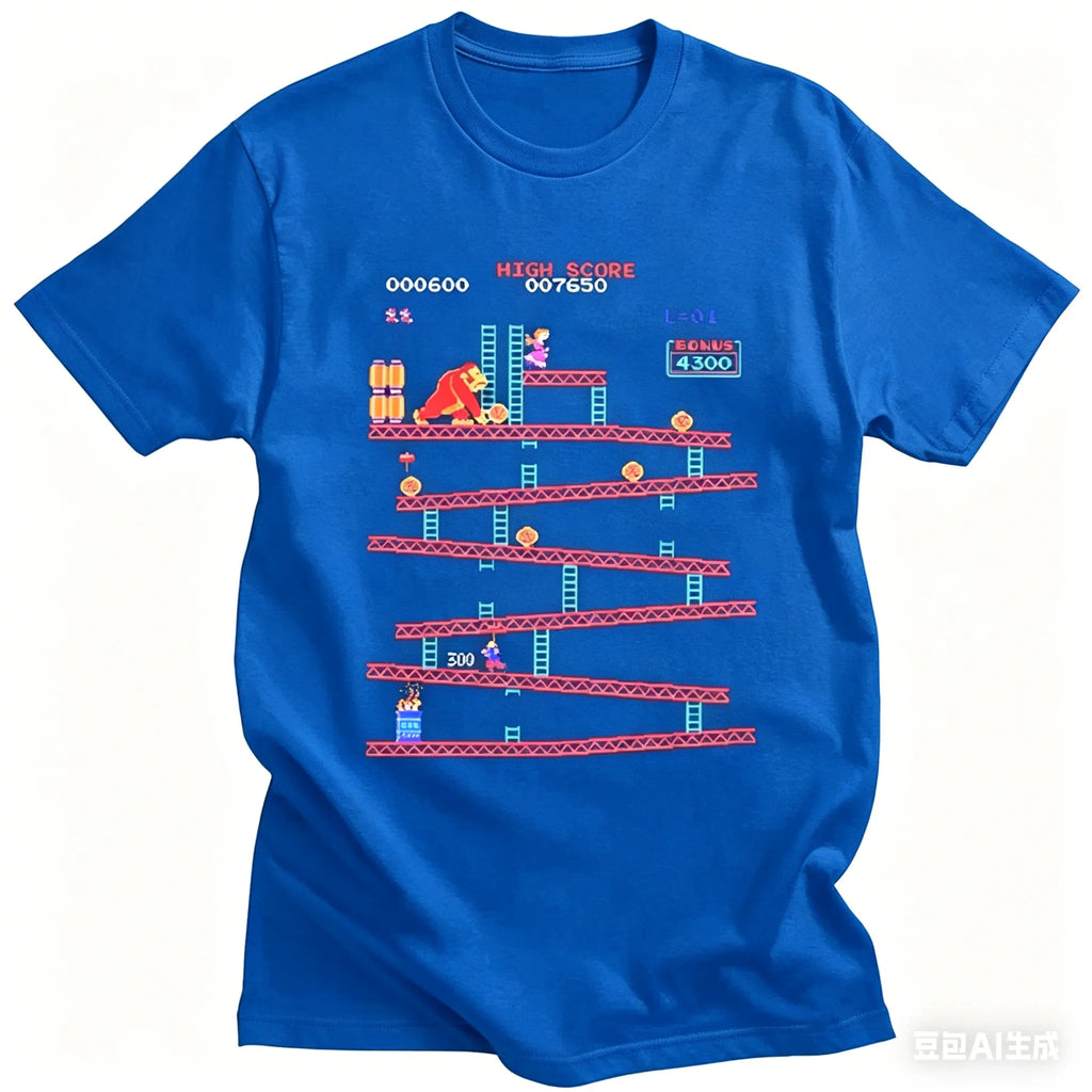 Camiseta Retro Donkey Kong - Arcade Clásico 80s