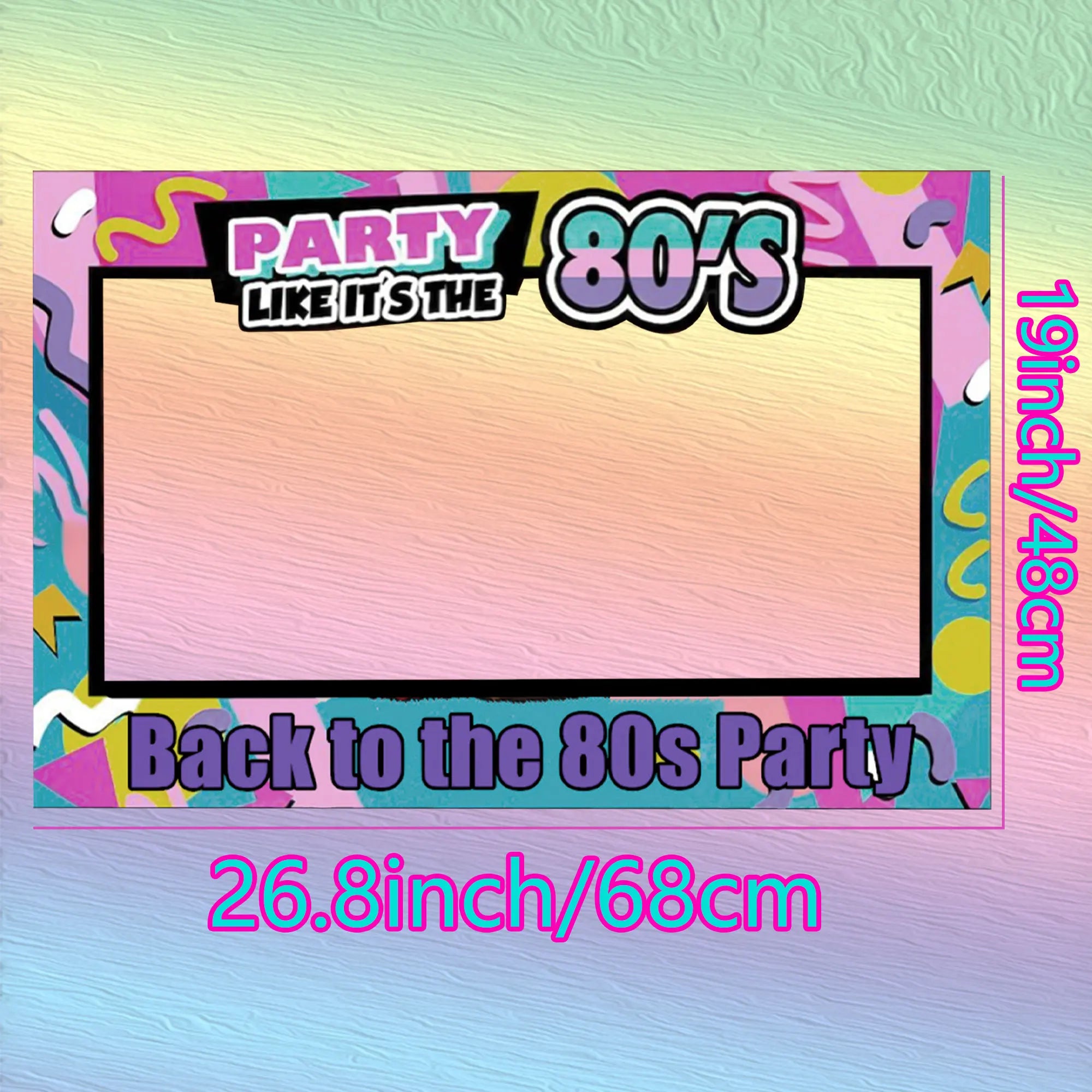 LaVenty Back to 80s90s00s Photo Booth Frame 80s Photo Booth Props Back to 80s Decorations 80s Party 1980s Party Photo Booth