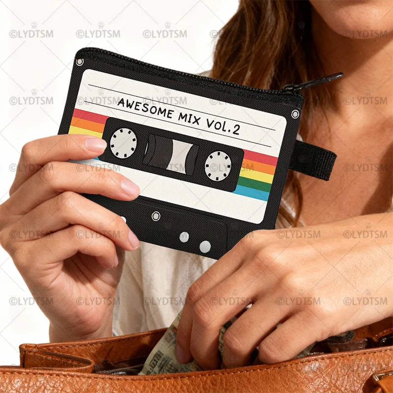 Monedero Retro Cassette - Billetera Vintage Unisex