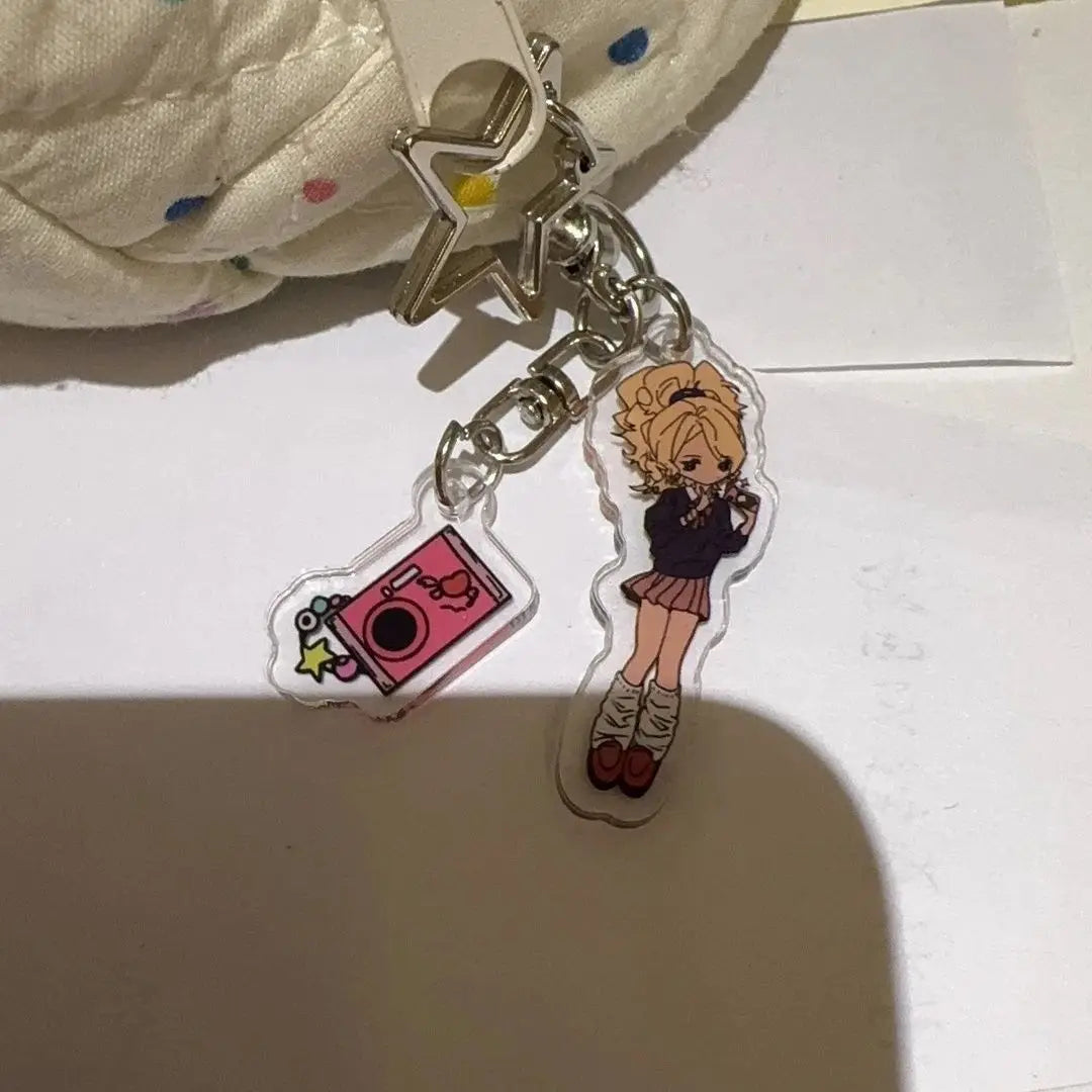 New Y2k Singer Girl Figurine Key Chain Project Anime Peripherals Cute Cartoon Originality Delicate Schoolbag Pendant Cute Gift