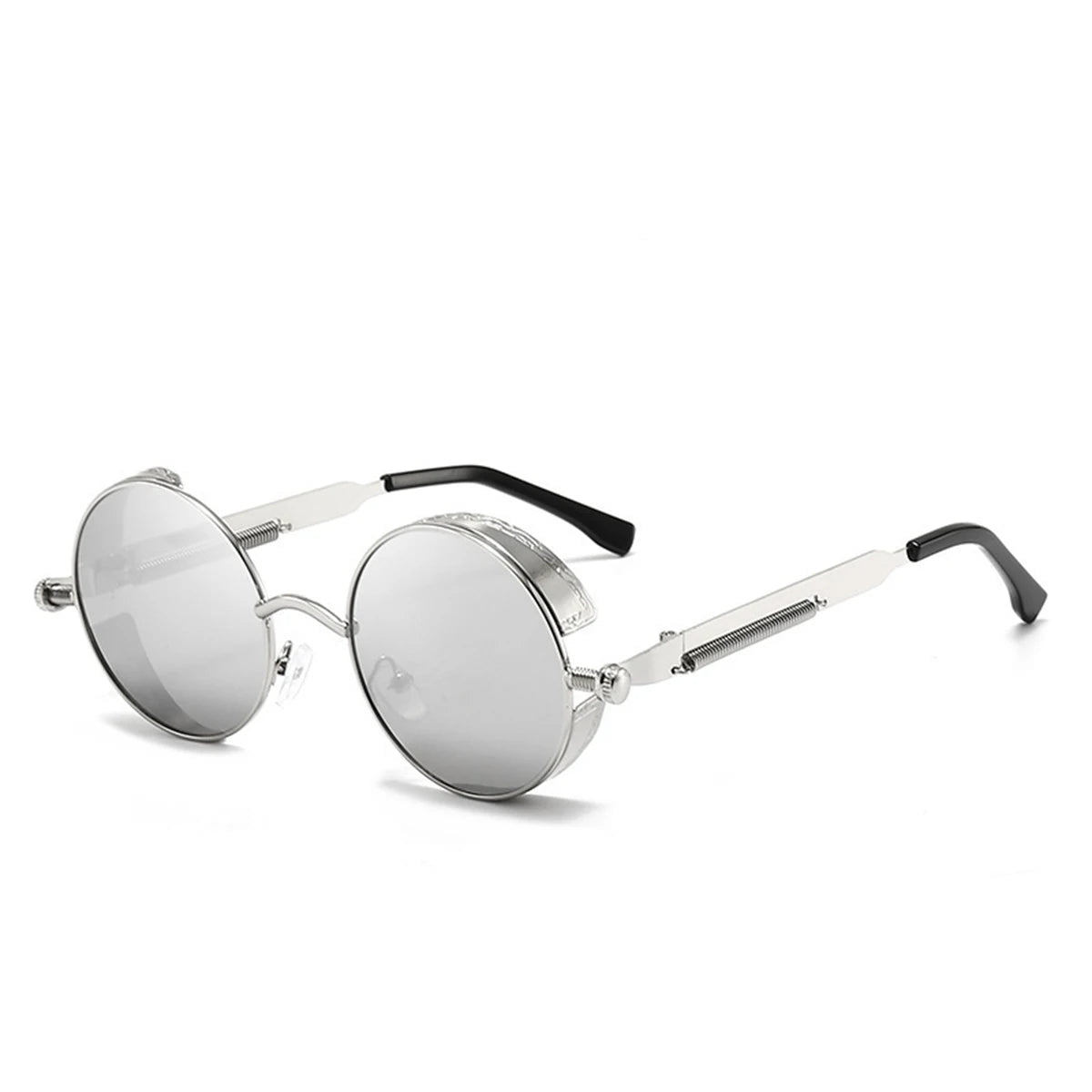 Gafas de Sol Retro Punk Redondas - Protección UV400 Estilo Vintage